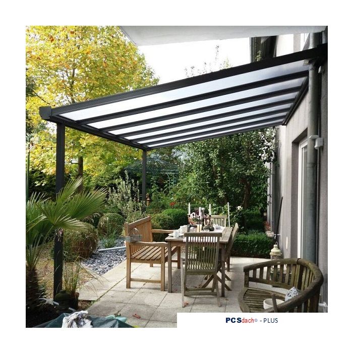 Terrassenüberdachung freistehend mit Markise